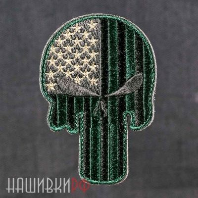 Нашивка Каратель - череп