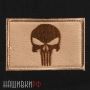 Нашивка punisher в пустынных тонах