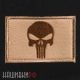 Нашивка punisher в пустынных тонах