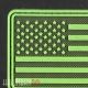 Нашивка флаг США в коричневых тонах