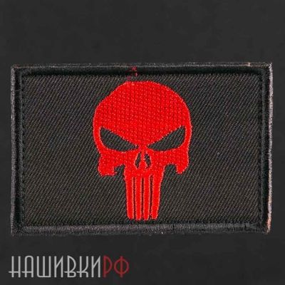 Нашивка punisher - каратель