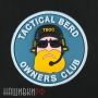 Синяя нашивка TACTICAL BEARD