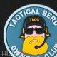 Коричневая нашивка TACTICAL BEARD