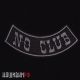 Нашивки свободного байкера free rider/no club