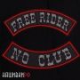 Нашивки no club / free rider