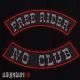 Нашивки no club / free rider