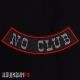 Нашивки no club / free rider