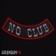 Нашивки no club / free rider