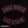 Нагрудные нашивки no club / free rider