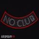 Нагрудные нашивки no club / free rider