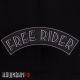 Нашивки на спину свободного байкера free rider/no club