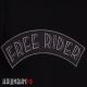 Нашивки на спину свободного байкера free rider/no club