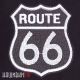 Нашивка дорожный знак Route 66