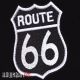 Нашивка дорожный знак Route 66