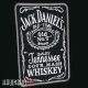 Нашивка Jack Daniels. Патч на липучке Джек Дэниэлс