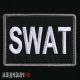 Черная нашивка SWAT