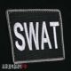 Черная нашивка SWAT