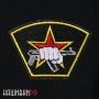Нашивка спецназа ВВ. Шеврон боевая единица, кулак с автоматом