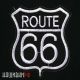 Черная нашивка ROUTE 66