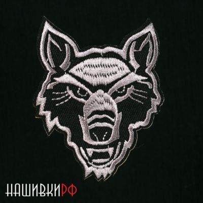 Нашивка мото волк