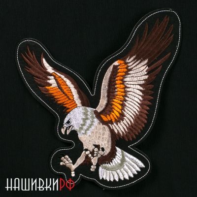 Нашивка на спину с орлом