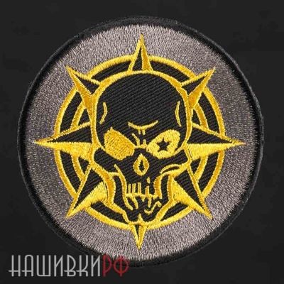 Нашивка череп в векторе