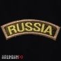 Шеврон изогнутый Russia, на липучке