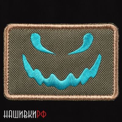 Нашивка смайлик Хэллоуина