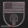 Нашивка Punisher на флаге США