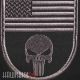 Нашивка Punisher на флаге США