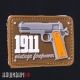 Нашивка M1911 самозарядный пистолет