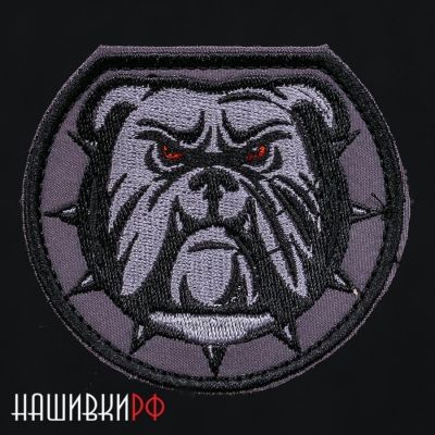 Нашивка злобный пес