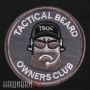 Нашивка tactical beard owners clud