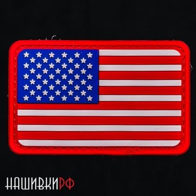 Резиновый патч с липучкой флаг Соединенных Штатов Америки
