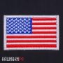 Нашивка Американский флаг. Патч флаг USA