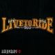 Оранжевая нашивка на спину live to ride