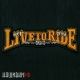 Оранжевая нашивка на спину live to ride