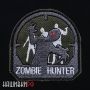 Zombie Hunter нашивка на липучке - охотник на зомби