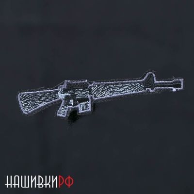 Нашивка на липучке винтовка М16