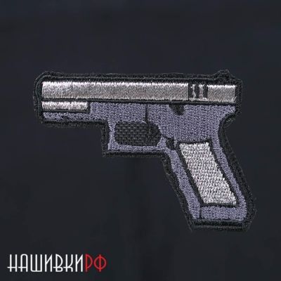 Нашивка на липучке пистолет ГЛОК
