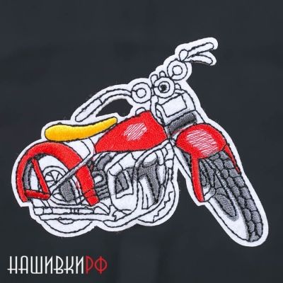 Нашивка с мотоциклом