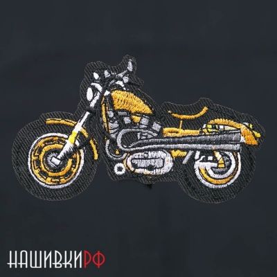 Термо нашивка с мотоциклом