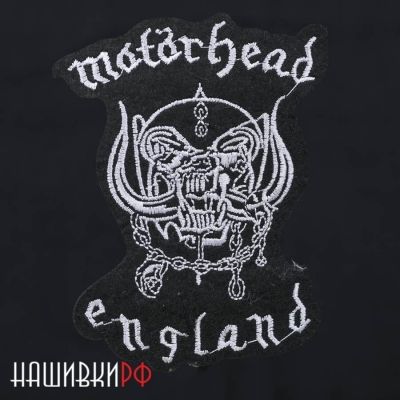 Нашивка с лого британской группы MOTORHEAD ENGLAND
