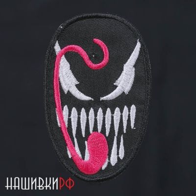 Нашивка Venom на термо клее из фильма Spider-Man