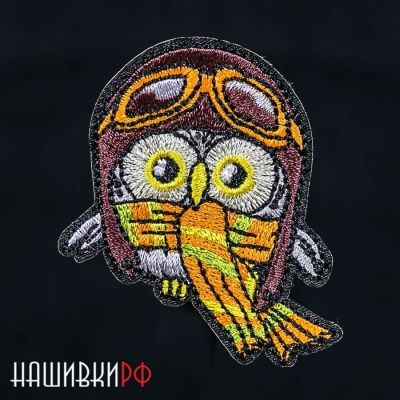 Нашивка сова пилот