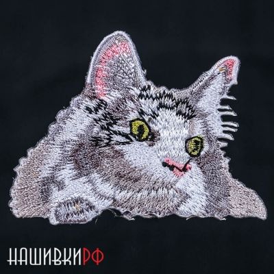 Котейка нашивка с термо основой