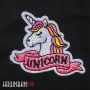 Маленькая нашивка UNICORN с головой единорога