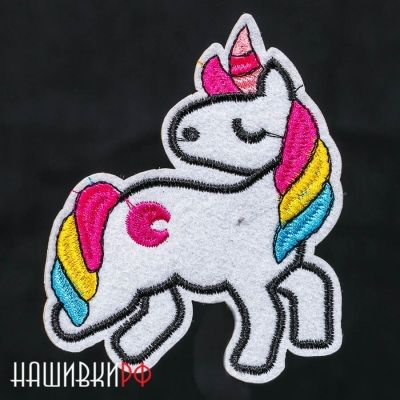 Лунный единорог детская нашивка