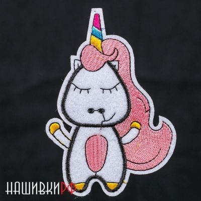 Нашивка единорог из мультика
