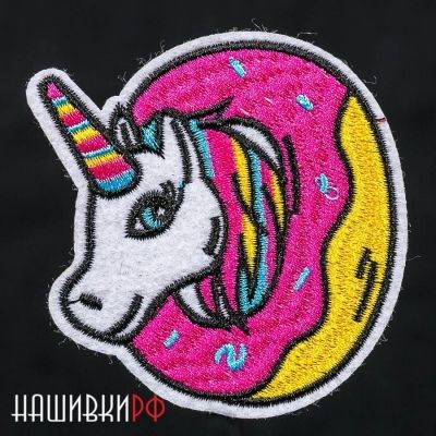 Термо нашивка для детской одежды единорог